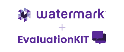watermark and evaluation kit logos on a white background