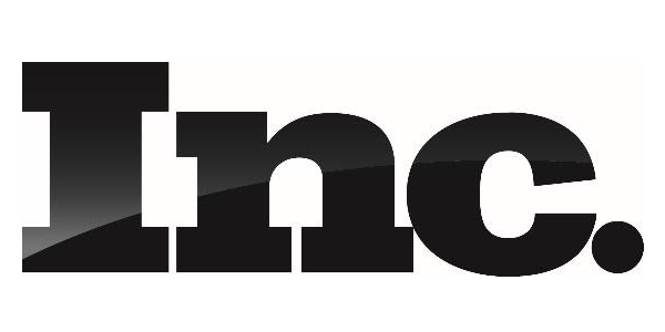 a black and white logo for inc. on a white background
