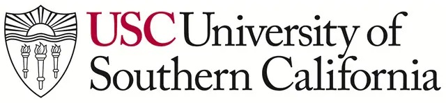 a logo for usc university of southern california
