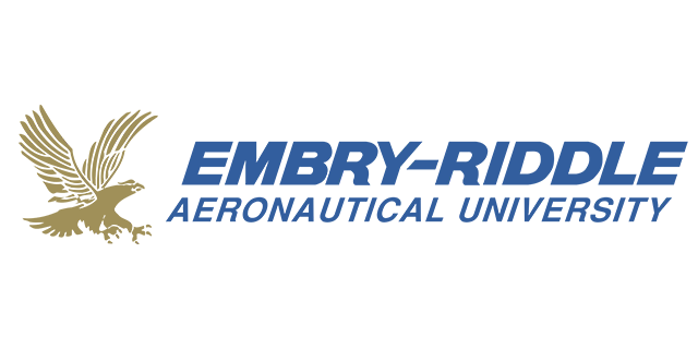the logo for embry-riddle aeronautical university
