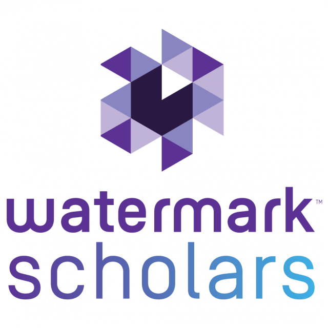 watermark scholars logo with purple and blue triangles