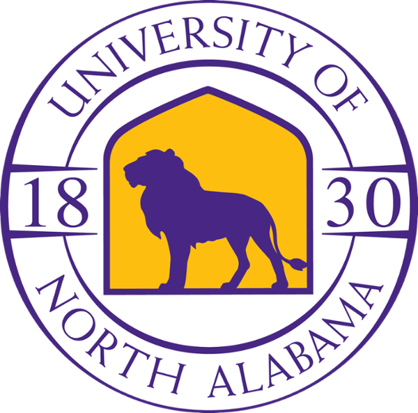 a logo for the university of north alabama