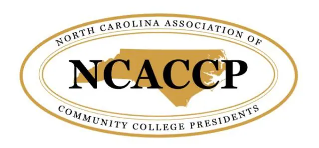 the logo for the north carolina association of community college presidents