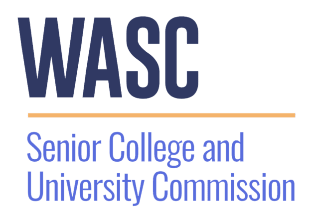 a logo for wasc senior college and university commission