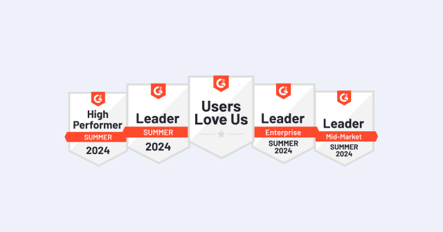 G2 badges