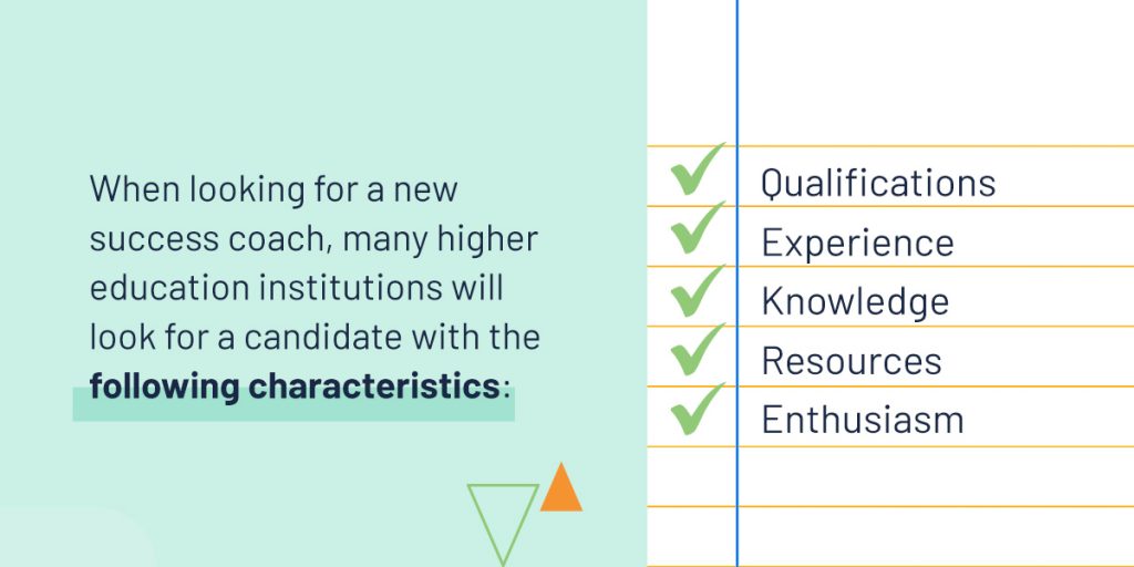 What does a student success coach do?