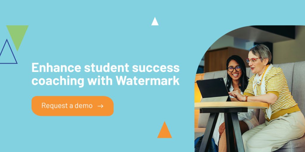 Enhance student success coaching with Watermark
