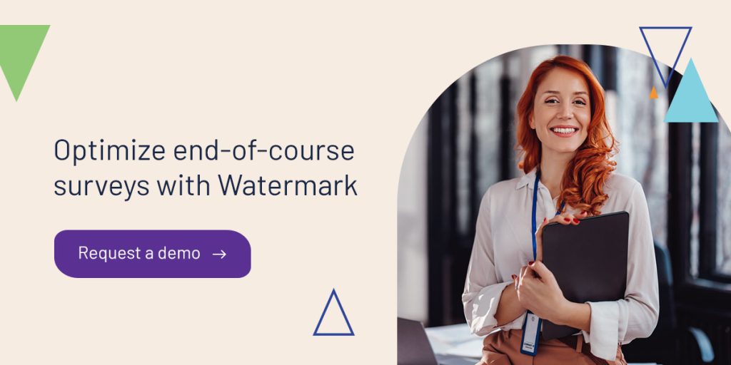 Optimize end-of-course surveys with Watermark