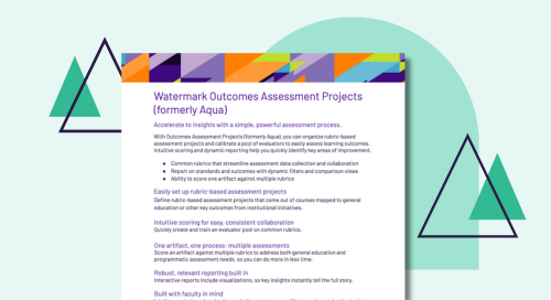 Assessment Projects flyer