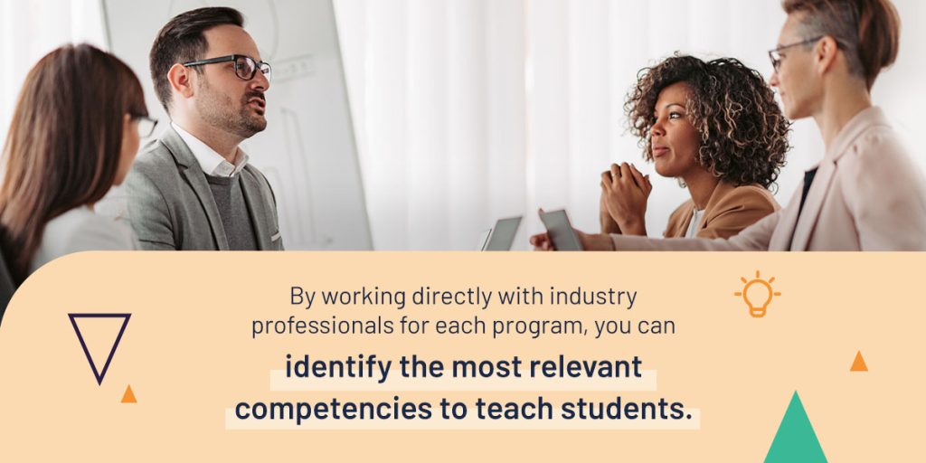 Consult with industry professionals