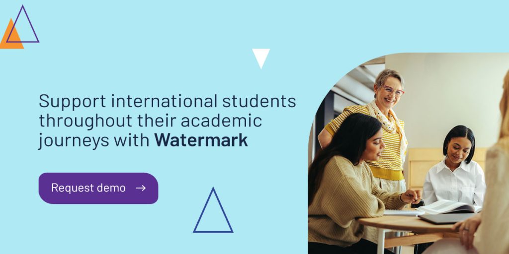 Support international students throughout their academic journeys with Watermark