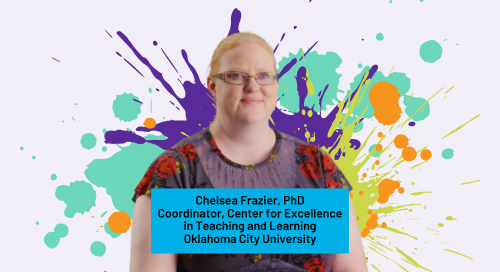 Chelsea Frazier, PhD Coordinator, Center for Excellence in Teaching and Learning Oklahoma City University