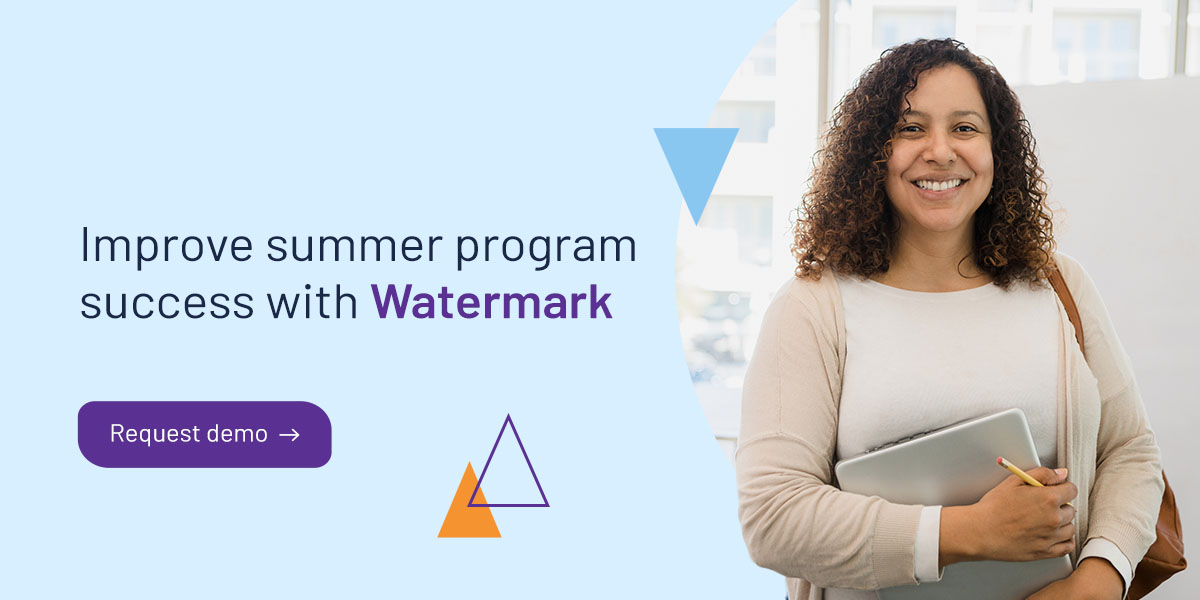 Improve summer program success with Watermark