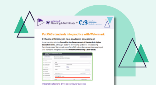 Watermark Planning & Self-Study + Council for the Advancement of Standards in Higher Education