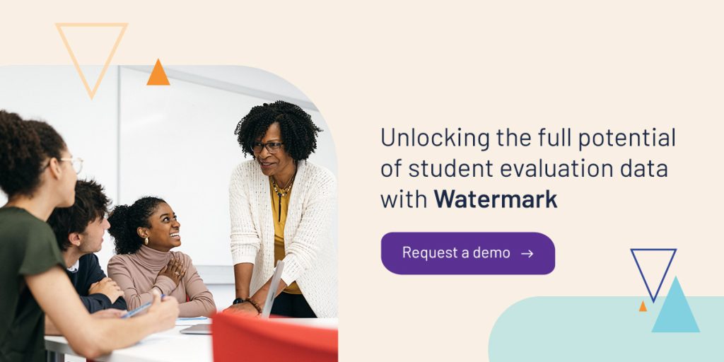 Unlocking the full potential of student evaluation data with Watermark