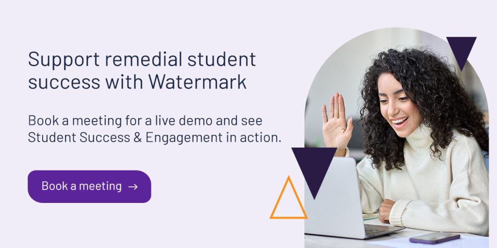 Support remedial student success with Watermark