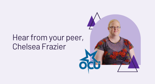 Hear from your peer, Chelsea Frazier