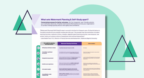 What sets Planning & Self-Study Apart?