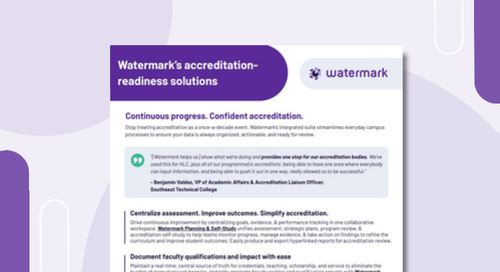 Snapshot of flyer against a purple background.