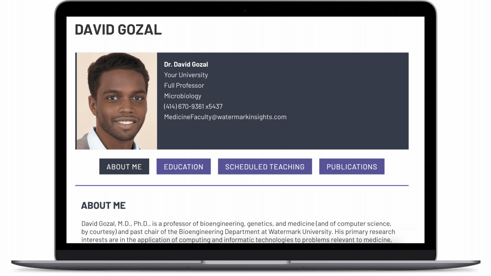 The faculty member view of the CV builder in Run My CV mode with a preview of existing citations and an option to Add a New Record to the Licensures and Certifications section